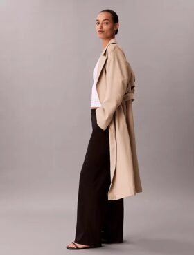 Pantaloni de călătorie din crep elastic