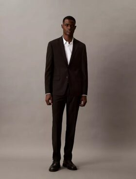 Pantaloni de costum cu croială slim