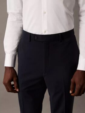 Pantaloni de costum cu croială slim