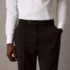 Pantaloni de costum cu croială slim