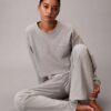 Pantaloni de dormit din jersey de bumbac cu logo