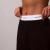 Pantaloni de dormit din jersey de bumbac cu logo