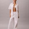 Pantaloni de dormit din poplin de bumbac Pantaloni de dormit din poplin de bumbac