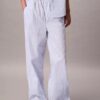 Pantaloni de dormit din poplin de bumbac