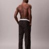 Pantaloni de dormit din poplin de bumbac Pantaloni de dormit din poplin de bumbac