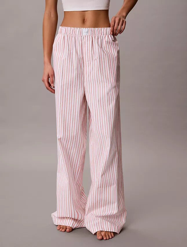 Pantaloni de dormit din poplin de bumbac Pantaloni de dormit din poplin de bumbac