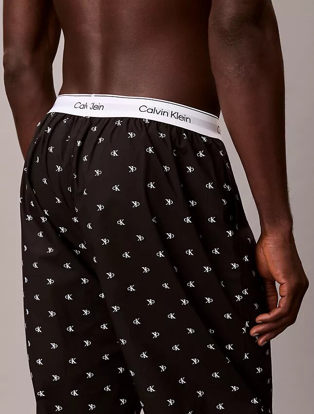 Pantaloni de dormit din poplin de bumbac Pantaloni de dormit din poplin de bumbac