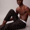 Pantaloni de dormit din poplin de bumbac Pantaloni de dormit din poplin de bumbac