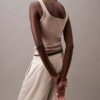 Pantaloni de dormit din satin cu picior larg