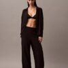 Pantaloni de dormit din viscoză țesută Pantaloni de dormit din viscoză țesută