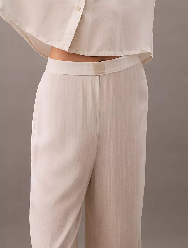 Pantaloni de dormit din viscoză țesută Pantaloni de dormit din viscoză țesută