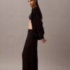 Pantaloni de dormit din viscoză țesută Pantaloni de dormit din viscoză țesută