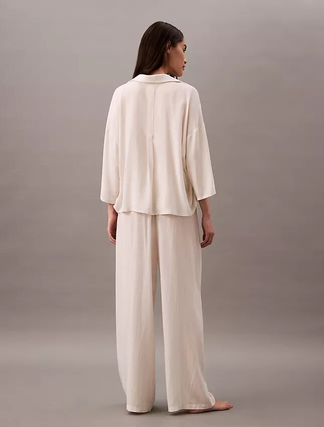 Pantaloni de dormit din viscoză țesută Pantaloni de dormit din viscoză țesută