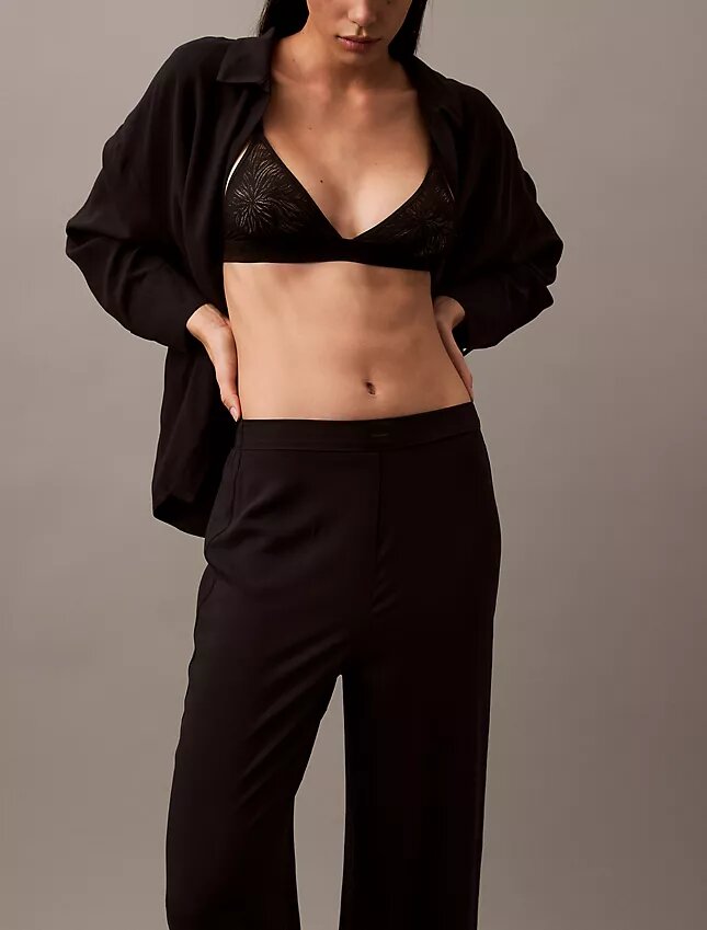 Pantaloni de dormit din viscoză țesută Pantaloni de dormit din viscoză țesută