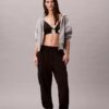 Pantaloni de jogging cargo din fleece cu Monogram