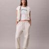 Pantaloni de jogging cargo din fleece cu Monogram