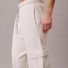 Pantaloni de jogging cargo din fleece cu Monogram