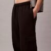 Pantaloni de jogging cargo din fleece cu Monogram