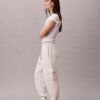 Pantaloni de jogging cargo din fleece cu Monogram