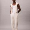 Pantaloni de jogging cu patch Monogram din fleece Pantaloni de jogging cu patch Monogram din fleece