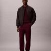 Pantaloni de jogging cu patch Monogram din fleece Pantaloni de jogging cu patch Monogram din fleece