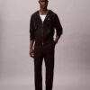 Pantaloni de jogging cu patch Monogram din fleece Pantaloni de jogging cu patch Monogram din fleece