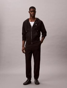 Pantaloni de jogging cu patch Monogram din fleece