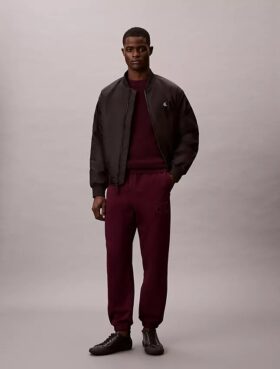Pantaloni de jogging cu patch Monogram din fleece