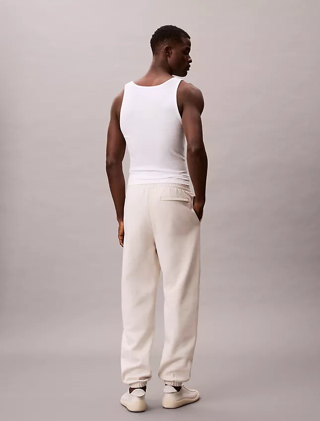 Pantaloni de jogging cu patch Monogram din fleece Pantaloni de jogging cu patch Monogram din fleece
