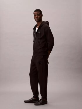 Pantaloni de jogging cu patch Monogram din fleece