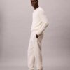 Pantaloni de jogging cu patch Monogram din fleece Pantaloni de jogging cu patch Monogram din fleece