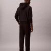 Pantaloni de jogging cu patch Monogram din fleece Pantaloni de jogging cu patch Monogram din fleece