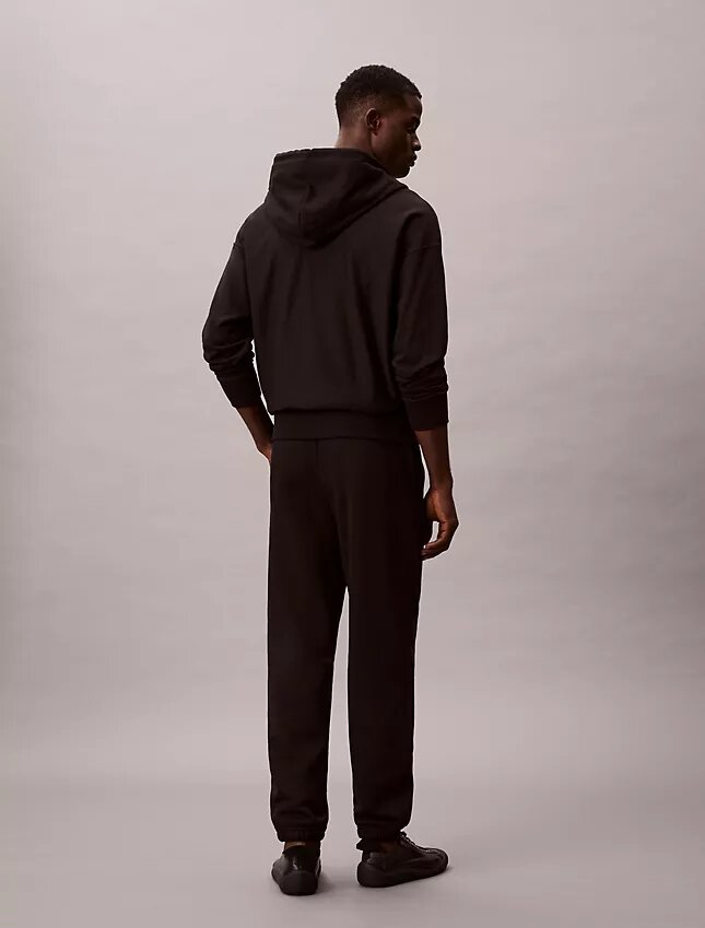 Pantaloni de jogging cu patch Monogram din fleece Pantaloni de jogging cu patch Monogram din fleece