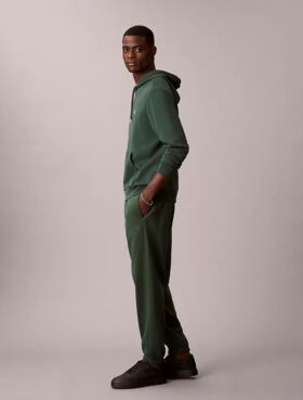 Pantaloni de jogging din fleece cu logo arhivă