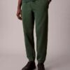 Pantaloni de jogging din fleece cu logo arhivă Pantaloni de jogging din fleece cu logo arhivă