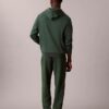 Pantaloni de jogging din fleece cu logo arhivă Pantaloni de jogging din fleece cu logo arhivă