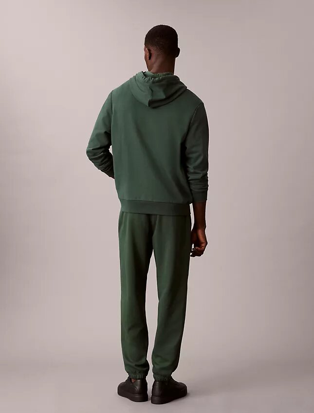 Pantaloni de jogging din fleece cu logo arhivă Pantaloni de jogging din fleece cu logo arhivă