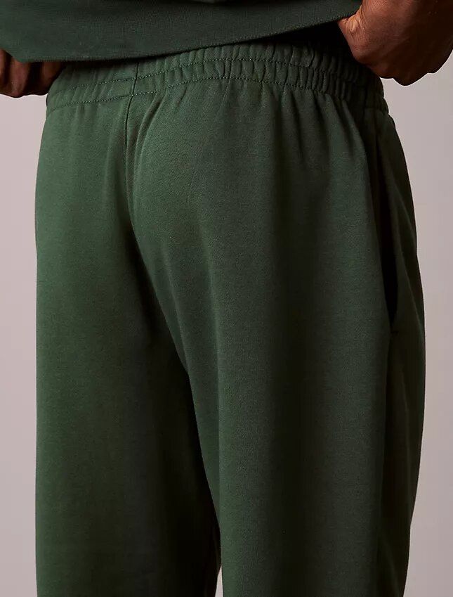 Pantaloni de jogging din fleece cu logo arhivă Pantaloni de jogging din fleece cu logo arhivă