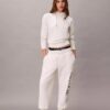 Pantaloni de jogging din fleece cu logo grafic Pantaloni de jogging din fleece cu logo grafic