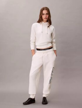 Pantaloni de jogging din fleece cu logo grafic