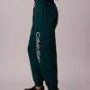 Pantaloni de jogging din fleece cu logo grafic Pantaloni de jogging din fleece cu logo grafic