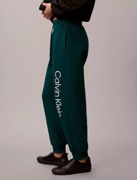 Pantaloni de jogging din fleece cu logo grafic