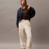 Pantaloni de jogging din fleece cu monogramă