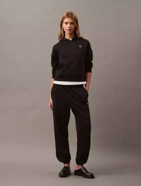 Pantaloni de jogging din fleece cu monogramă