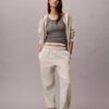 Pantaloni de jogging din fleece cu monogramă