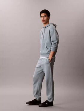Pantaloni de jogging din fleece cu monogramă