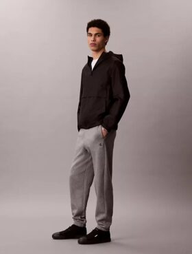 Pantaloni de jogging din fleece cu monogramă