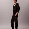 Pantaloni de jogging din fleece cu monogramă