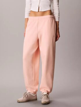 Pantaloni de jogging din fleece cu monogramă