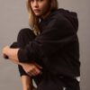 Pantaloni de jogging din fleece cu monogramă